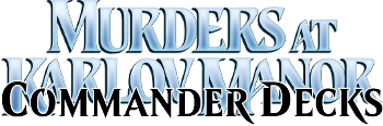 Murders at Karlov Manor Commander Decks logo