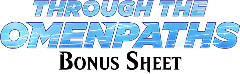 Through the Omenpaths - Bonus sheet logo