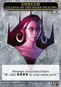 Emblem Liliana of the Dark Realms - Magic 2013