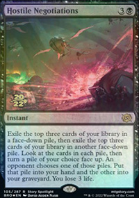 Hostile Negotiations - Prerelease Promos
