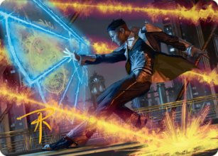 Wingshield Agent - Art 2 - Streets of New Capenna - Art Series