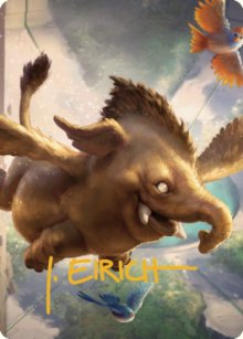 Lulu, Loyal Hollyphant - Art 2 - Commander Legends: Battle for Baldur's Gate - Art Series