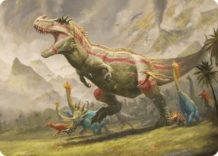 Ghalta, Stampede Tyrant - Art 1 - The Lost Caverns of Ixalan  - Art Series