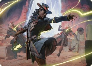 Lilah, Undefeated Slickshot - Art 1 - Outlaws of Thunder Junction - Art Series