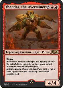 Thendar, the Overminer - Alchemy: Exclusive Cards