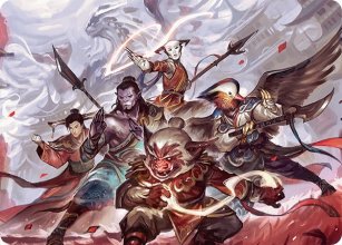 Will of the Jeskai - Art 1 - Tarkir: Dragonstorm - Art Series