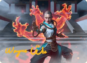 Flamehold Grappler - Art 2 - Tarkir: Dragonstorm - Art Series