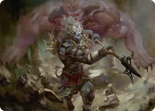 Kimahri, Valiant Guardian - Art 1 - Final Fantasy - Art Series