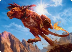 Red XIII, Proud Warrior - Art 1 - Final Fantasy - Art Series