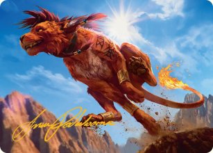 Red XIII, Proud Warrior - Art 2 - Final Fantasy - Art Series