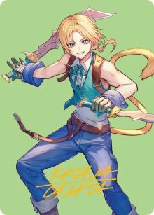 Zidane, Tantalus Thief - Art 2 - Final Fantasy - Art Series