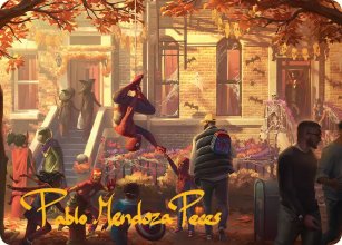 Friendly Neighborhood - Art 2 - Marvel�s Spider-Man - Art Series