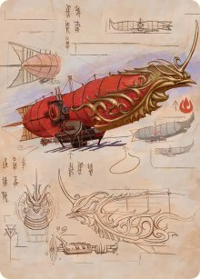Phoenix Fleet Airship - Art 1 - Avatar: The Last Airbender - Art Series