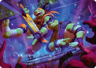 Mikey & Don, Party Planners - Art 1 - Teenage Mutant Ninja Turtle - Art Series