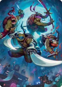 Heroes in a Half Shell - Art 1 - Teenage Mutant Ninja Turtle - Art Series