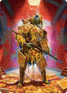 Commander's Plate - Art 1 - Teenage Mutant Ninja Turtle - Art Series