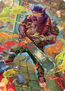 Bebop, Porcine Punk - Art 1 - Teenage Mutant Ninja Turtle - Art Series