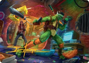 Michelangelo, Game Master - Art 2 - Teenage Mutant Ninja Turtle - Art Series