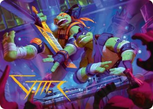 Mikey & Don, Party Planners - Art 2 - Teenage Mutant Ninja Turtle - Art Series