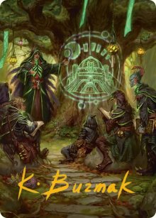 Sylvan Library - Art 2 - Secrets of Strixhaven - Art Series