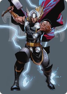 Thor, God of Thunder - Art 1 - Marvel Super Heroes - Art Series