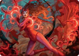 Scarlet Witch, Chaotic Avenger - Art 1 - Marvel Super Heroes - Art Series