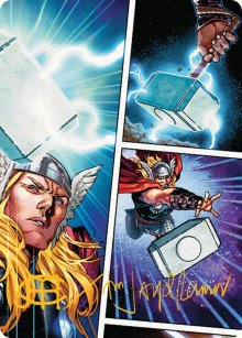 Mj�lnir, Hammer of Thor - Art 2 - Marvel Super Heroes - Art Series