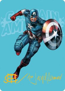 Captain America, Super-Soldier - Art 2 - Marvel Super Heroes - Art Series