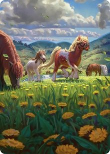 Troop of Ponies - Art 1 - The Hobbit - Art Series