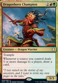 Dragonborn Champion 1 - D&D Forgotten Realms Commander Decks