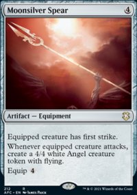 Moonsilver Spear - D&D Forgotten Realms Commander Decks