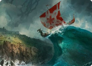 Run Ashore - Art 1 - Kaldheim - Art Series