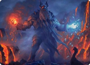 Aegar, the Freezing Flame - Art 1 - Kaldheim - Art Series