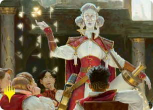 Professor of Symbology - Art 2 - Strixhaven - Art Series