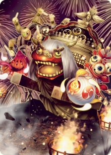 March of Reckless Joy - Art 1 - Kamigawa: Neon Dynasty - Art Series