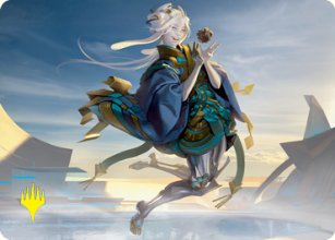 Moonfolk Puzzlemaker - Art 2 - Kamigawa: Neon Dynasty - Art Series