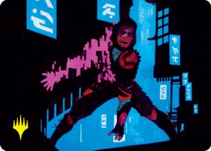 Return to Action - Art 2 - Kamigawa: Neon Dynasty - Art Series