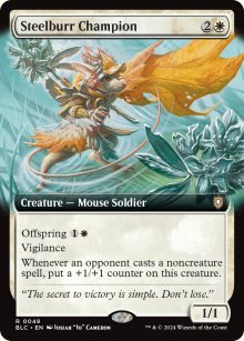 Steelburr Champion 2 - Bloomburrow Commander Decks