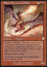 Blast-Furnace Hellkite 1 - The Brothers' War Commander Decks