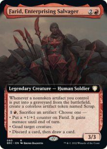 Farid, Enterprising Salvager 2 - The Brothers' War Commander Decks