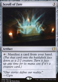 Scroll of Fate - Commander 2019