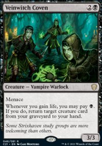 Veinwitch Coven 1 - Commander 2021