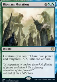 Biomass Mutation - Commander 2021