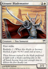 Kitsune Blademaster - Champions of Kamigawa