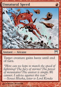 Unnatural Speed - Champions of Kamigawa