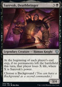 Sarevok, Deathbringer 1 - Commander Legends: Battle for Baldur's Gate