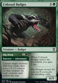 Colossal Badger - Commander Legends: Battle for Baldur's Gate