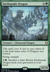 Earthquake Dragon 1 - Commander Legends: Battle for Baldur's Gate