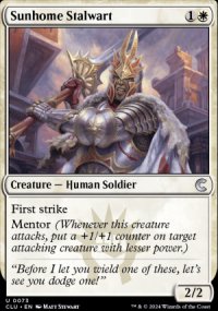 Sunhome Stalwart - Ravnica: Clue Edition