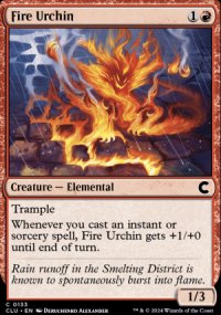 Fire Urchin - Ravnica: Clue Edition